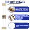 Innfeeltech 100 Pcs 1/2W 5% Tolerance 470 Ohm Carbon Film