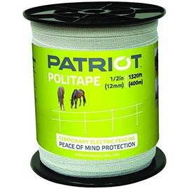 Patriot Electric Fencing 1/2in Poli Tape 1320 ft 1320FT