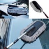 WYDDDARY Car Duster Microfiber Duster Retractable Handle Multipurpose Dust Cleaner