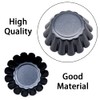 Adipn 6 Pcs Tart Tins Mini Non-Stick Tart Pans Round