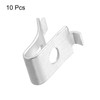 sourcing map 10pcs Cabinet Shelf Clips Metal Adjustable Shelf Bracket