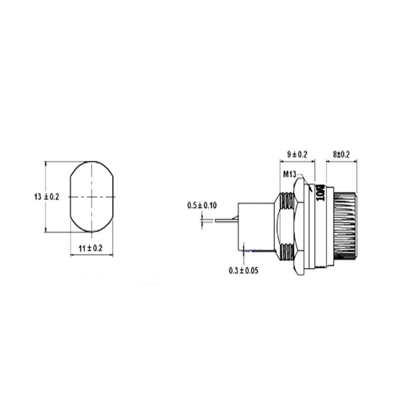 AC 10A/250V 15A/125V 15A Panel Mount 5.2 x 20mm Screw