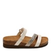 NAOT Footwear Women's Columbus Sandal White Pearl Lthr w/White Multi