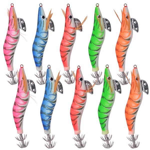 Angeln Künstliche Squid Jigs Octopus Tintenfisch Garnelen Köder Squid Jig