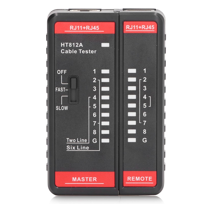 Network Cable Tester RJ11 RJ45 Phone Line Wire Test Tool