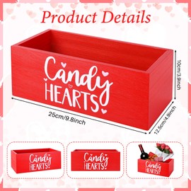 clothmile Thanksgiving Day Candy Bowl Thanksgiving Party Supplies Thankful Blessed Gratetful Wood Thanksgiving Candy Holder for Porch Orange Orange Serving Bowl for Corn Holiday Decor (Candy Hearts)