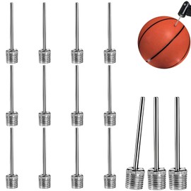 Ball Pumpen Nadel, 15 aufblasbare Nadeln, Luftpumpennadel Adapter, Ballpumpen Aufblasnadeln, Sport Ball Universal Ventil Nadel