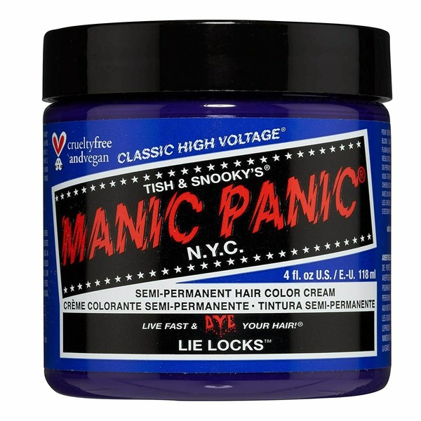 Manic Panic Hair Dye Semi-Permanent Hair Color 4oz (19 Lie Locks)