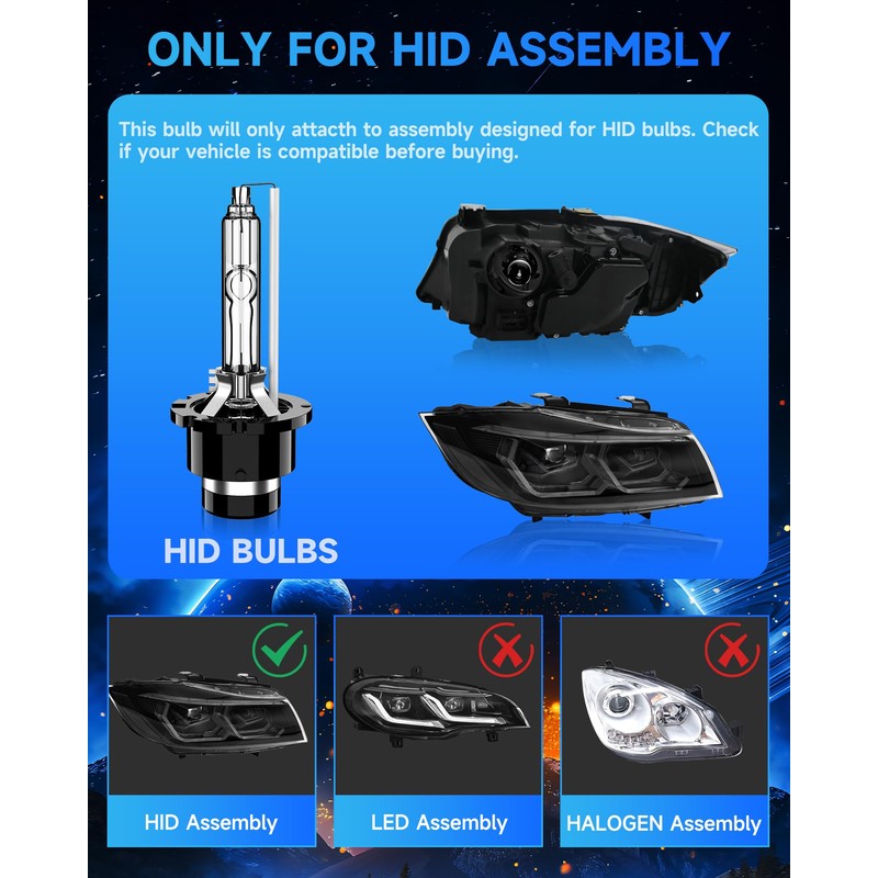 TLEVELCL Fit for Lexus RX330 RX350 RX400H LS430 HID Xenon