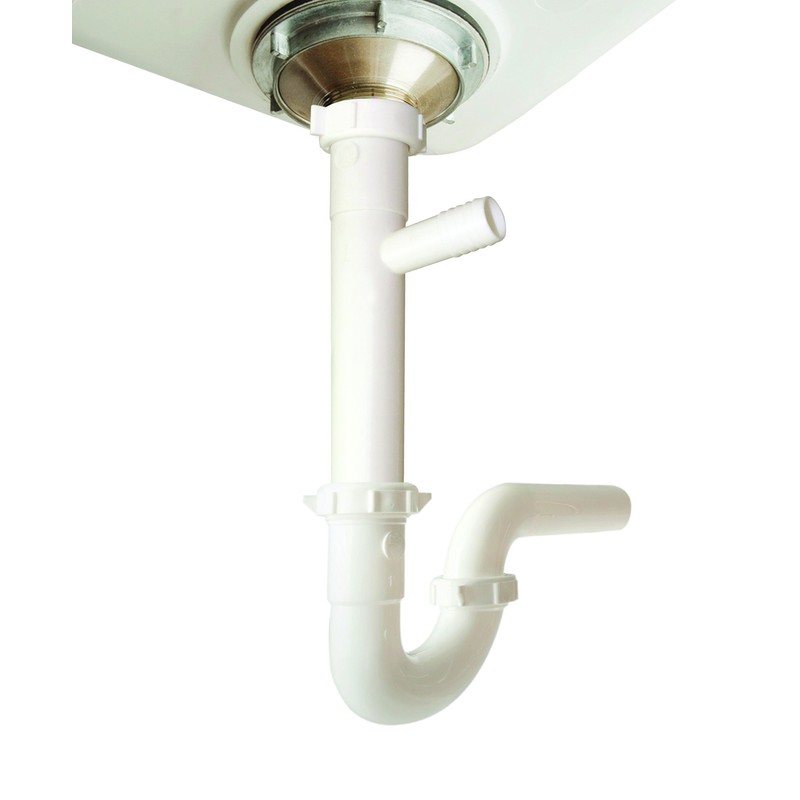 Plumb Pak 30-8WK Dishwasher Branch, White, 1-1/2" x 8", Pack