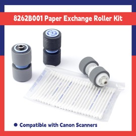 Dusledel 8262B001 3601C002 Scanner Paper Exchange Roller Kit Compatible with Canon DR-G1100 DR-G1130 DR-G2090 DR-G2110 DR-G2140 Replace 8262B001AA 3601C002AA MG1-4806-000 MA3-0002-000 MG1-4814-000