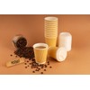 FOOGO Green 100pcs Lids for Paper Cups, Suitable for 8oz