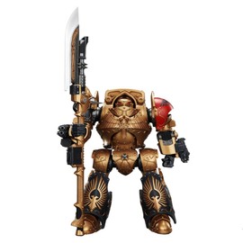 JOYTOY Warhammer The Horus Heresy Legio Custodes Contemptor-Achillus Dreadnought 1:18 Scale 9.84in Action Figure Mecha Joy Toy Collection Model