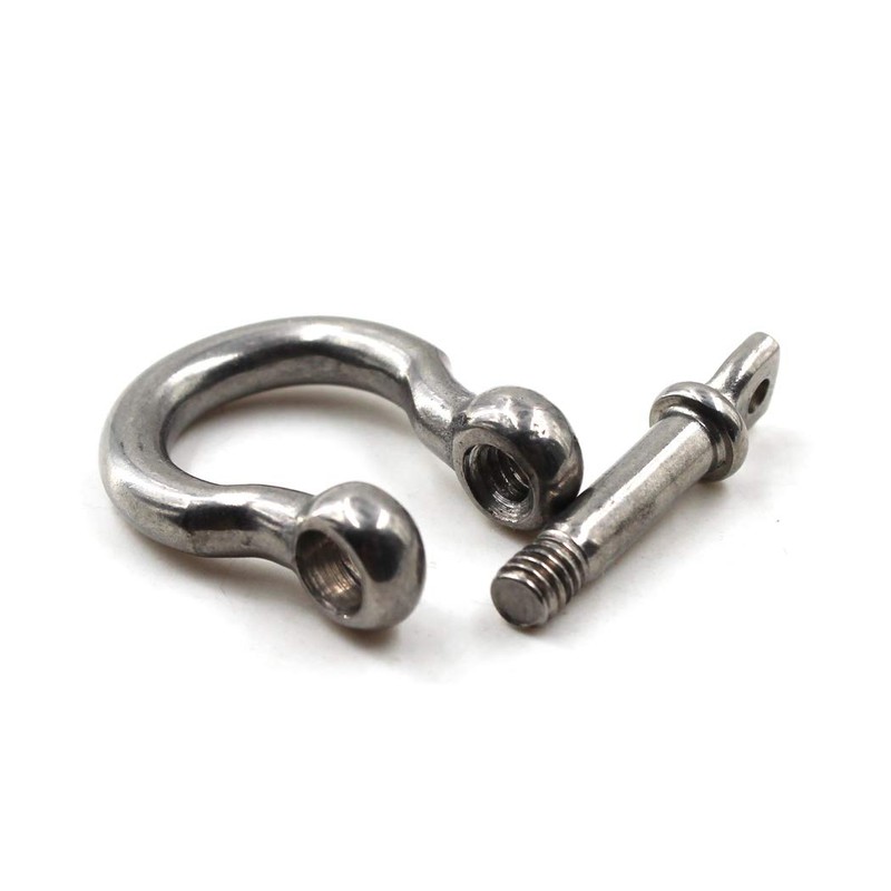 M6 D Ring Shackle Boat Anchor Shackle 304 Stainless Steel