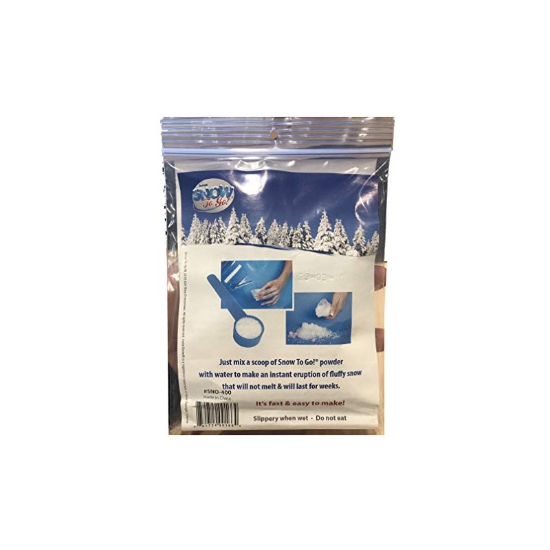 Snow to Go! Instant Snow