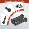 M4 x 25 mm Rounded Head Screws with Hexagon Socket