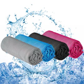 Toalla Deportiva de Enfriamiento Refrescante, Toallas Gimnasio de Hielo Fría Instantánea, Ejercicios De Secado Rápido Microfibras Toalla de...        