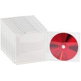 Clear CD Jewel Boxes 10s Kit Tray