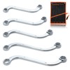 SPEEDWOX 5Pcs Metric S-Shaped Wrench Set With Double 12-Point Box