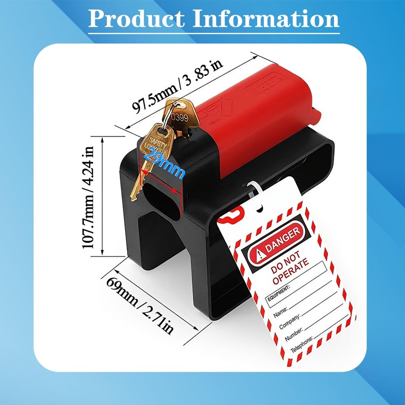 Young Dance Adjustable Ball Valve Lockout Device - OSHA Compliant