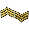 Millitary Uniform Chevrons Sergeant Stripes US Army Embroidered Arms Emblem
