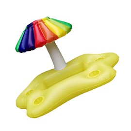 SAFIGLE 1pc Inflatable Floating Drink Holder Pool Cooler for Drinks Water Toy for Pool Parties and Air Leak Resistant