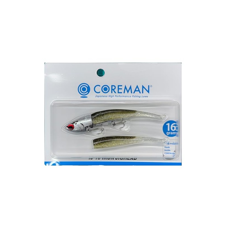 Coreman Iron Jig Head #041 Silver Head/Shallow Bait IJ-16