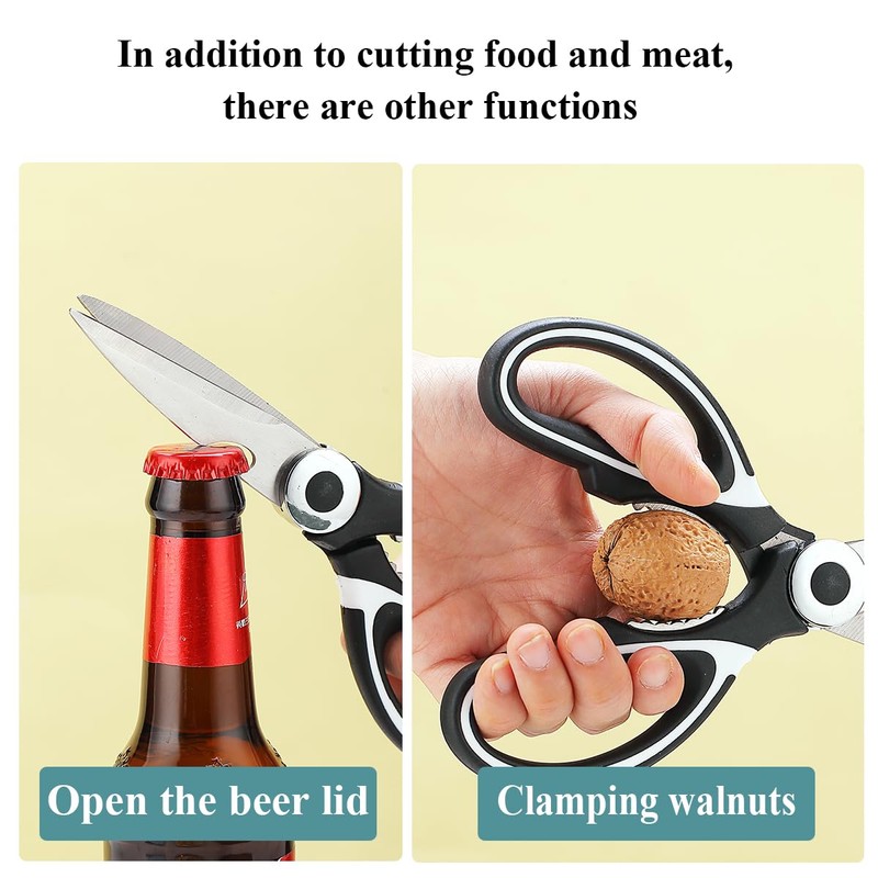 Berglander Kitchen Shears, Premium Heavy Duty Sharp Kitchen Scissors All