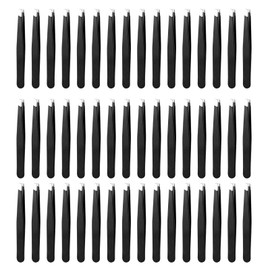 64pcs Tweezers Set,Tweezers for Eyebrows,Expert Slant Tip Hair Removal Tweezers,Tweezers Bulk,Slant Tweezer,Slant and Point Tip Tweezer for Women,Tweezer for Hair,Splinter and Ingrown Hair Removal