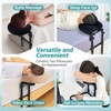 Mattress Top Massage Kit, Massage Headrest Face Pillow for Bed