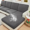 NAISI NAISI Waterproof Couch Cushion Covers Thick Velvet Fabric Washable