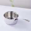 DEAYOU 18/10 Stainless Steel Butter Warmer Measuring Pan, 0.5-Quart Milk