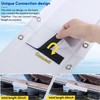VEITHI Dock Bumper White,Dock Bumper Guard with Screws,Boat Dock Bumper