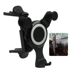 Fllyvly Air Vent Phone Holder 360 Degree Rotation Compatible with Mercedes and Other Brands, Ideal for Smartphones from 4 to 6.5 inches, Easy and Secure Installation