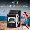 EVRBUL Aux Port Input Auxiliary Jack Adapter Compatible with Toyota