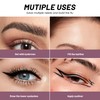 2 Pack Curved Eyebrow Pen, 2 in 1 Dual Ended