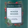 Colonial Candle Scented Jar Candle, Classic Cylinders, Winter Woods, 2