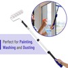 Bates- Extension Pole, 1.4 to 3 Ft Pole, Dark Blue,