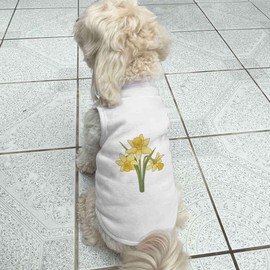 'Daffodils' Pet Dog/Cat T-Shirt (PT00085478)