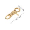 iplusmile Swivel Clasps Lanyard Snap Hook - 11mm Brass Clasp