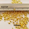 ONPRESS 1000pcs Mini Star Nail Art Rhinestones Gold Cute Cross