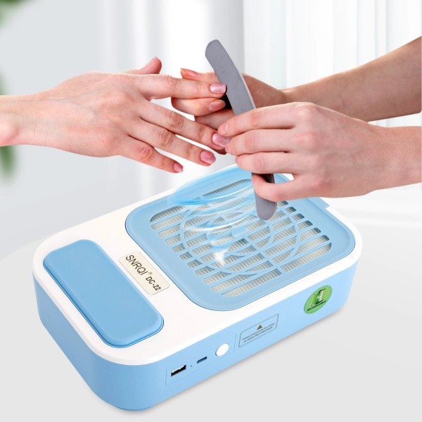 Unbranded Nail Vacuum Cleaner Manicure Dust Fan Collector Suction Fingernail