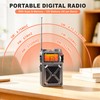 RunningSnail Solar Hand Crank Emergency Radio, NOAA Weather Alert, AM/FM/SW