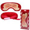 Puckator Santa Plush Lined Gel Eye Mask