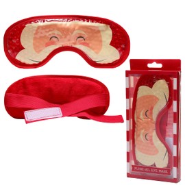 Puckator Santa Plush Lined Gel Eye Mask