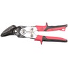 Connex COXT243260 Straight Tin Snips Right Cutting with Plastic Handles, Silver/Red/Black, 260 mm