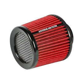 Kyostar Universal 3 Inch 76mm Air Intake Cone Filter Replacement Quality Dry Air Filter Red