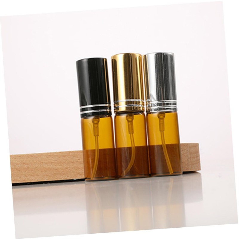 WOONEKY 6 Pack 5ml Travel Bottles Pump Refillable Essential Oil