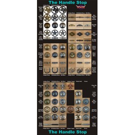 Set of 24 Drawer Handle Star with Barbwire Cabinet Pull Western Southwest Rustic Texas (Oil Rubbed Brass)