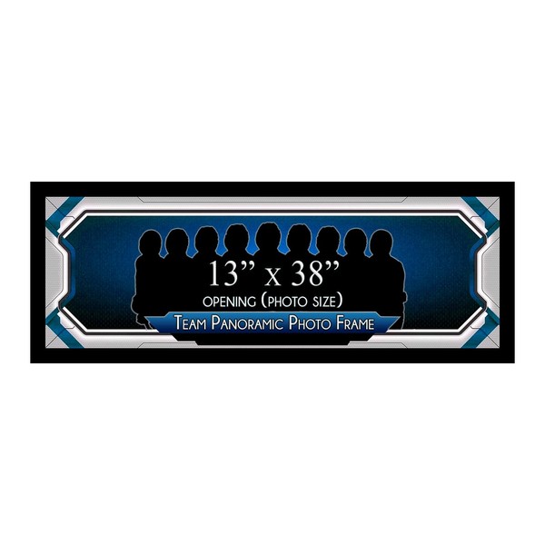 PFF PictureFrameFactoryOutlet - 13x38 Inch - Premium 1.25" Black Profile